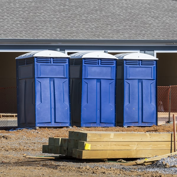 how do you ensure the portable restrooms are secure and safe from vandalism during an event in Laureles